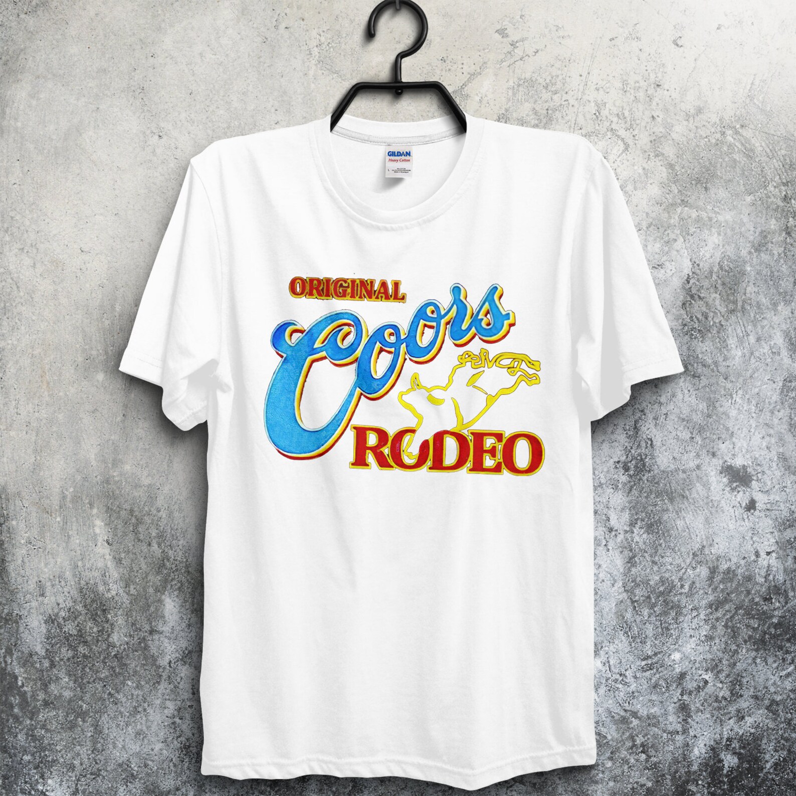 Original Coors Rodeo T Shirt Coors Light Beer Rodeo T Shirt Etsy