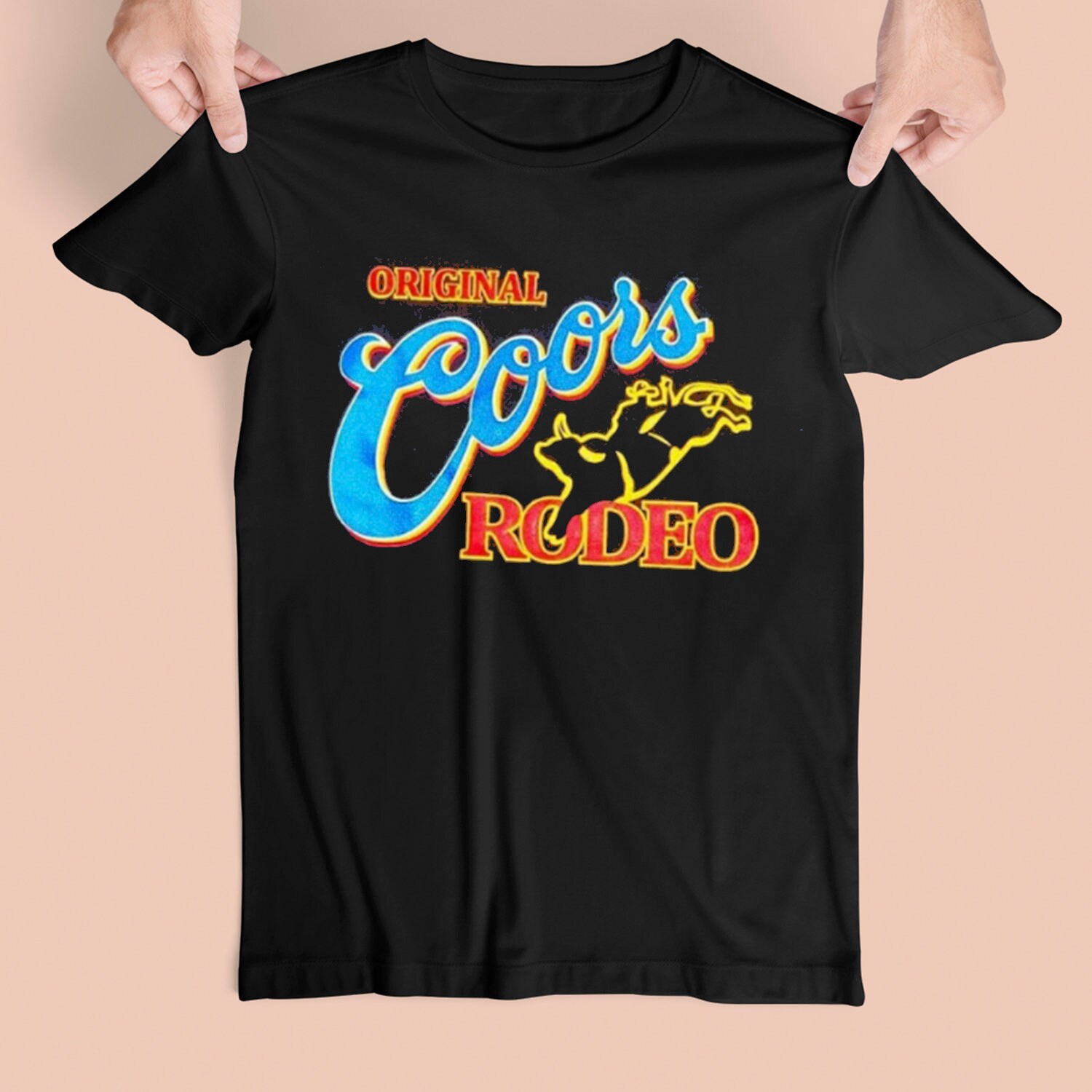Original Coors Rodeo T Shirt Coors Light Beer Rodeo T Shirt Etsy