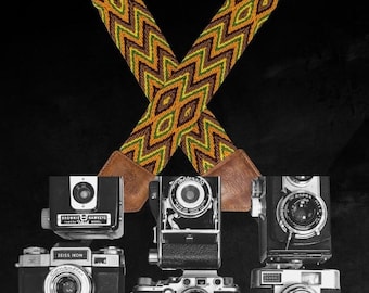 Handmade Leather Camera Strap for DSLR & Mirrorless Cameras – Minimalist Design