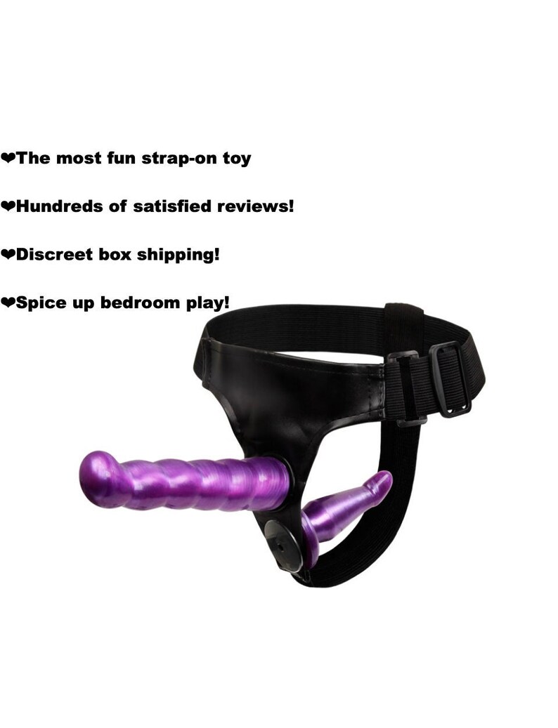 Double Strap on Harness Dildo Pegging Sex Toys for Etsy