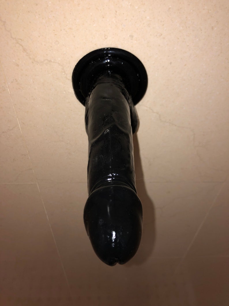 Mature 8' HUGE BLACK DILDO Handmade Dildo Sex Toy For Men Women Gay Anal Huge Realistic Suction Cup Not Vibrator Soft Cock Big Dildos 