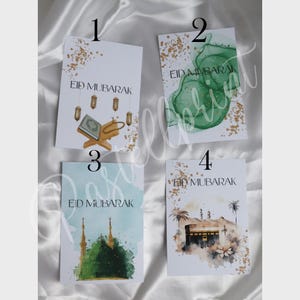 Tarjeta de Ramadán, Eid y Bayram para regalar en festividades musulmanas