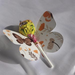 Farfalle di carta per lecca-lecca/penne, compleanni dei bambini, asili, feste dei bambini, souvenir, regali per feste su cui scrivere
