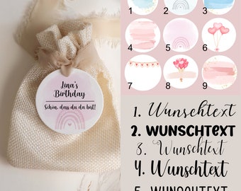 Geschenkanhänger,Etiketten mit/ohne Loch, Geburtstagsgeschenk, Mitbringsel, Gastgeschenke, Babyshower, Babyparty, Kindergeburstag