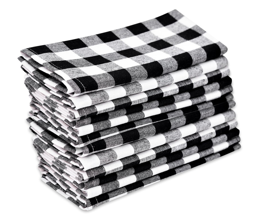 Cloth Napkins Set Of 6 - Linen Fabric Napkins Cotton Napkins 40 X 40 Cm Dinner Table Decorative Reusable Napkins For Christmas, Parties, Weddings, Grey - View #5