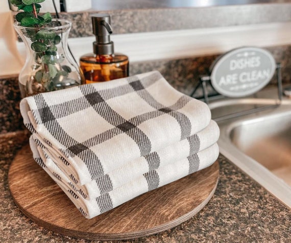 Cotton Dish Towels - Farmhouse Kitchen Towels