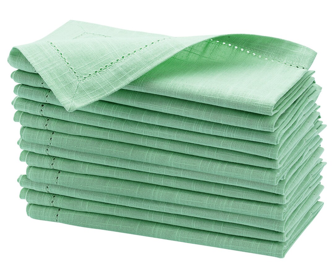 Sage Green Napkins, Cloth Napkins, Set of 6/12, Linen Napkins, Green