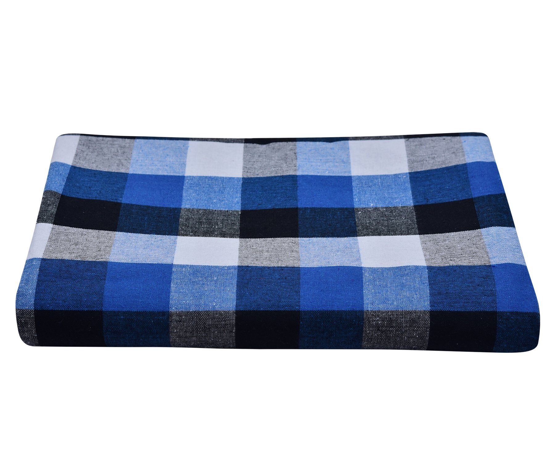 Farmhouse Tablecloths Blue White And Black Buffalo Plaid Etsy