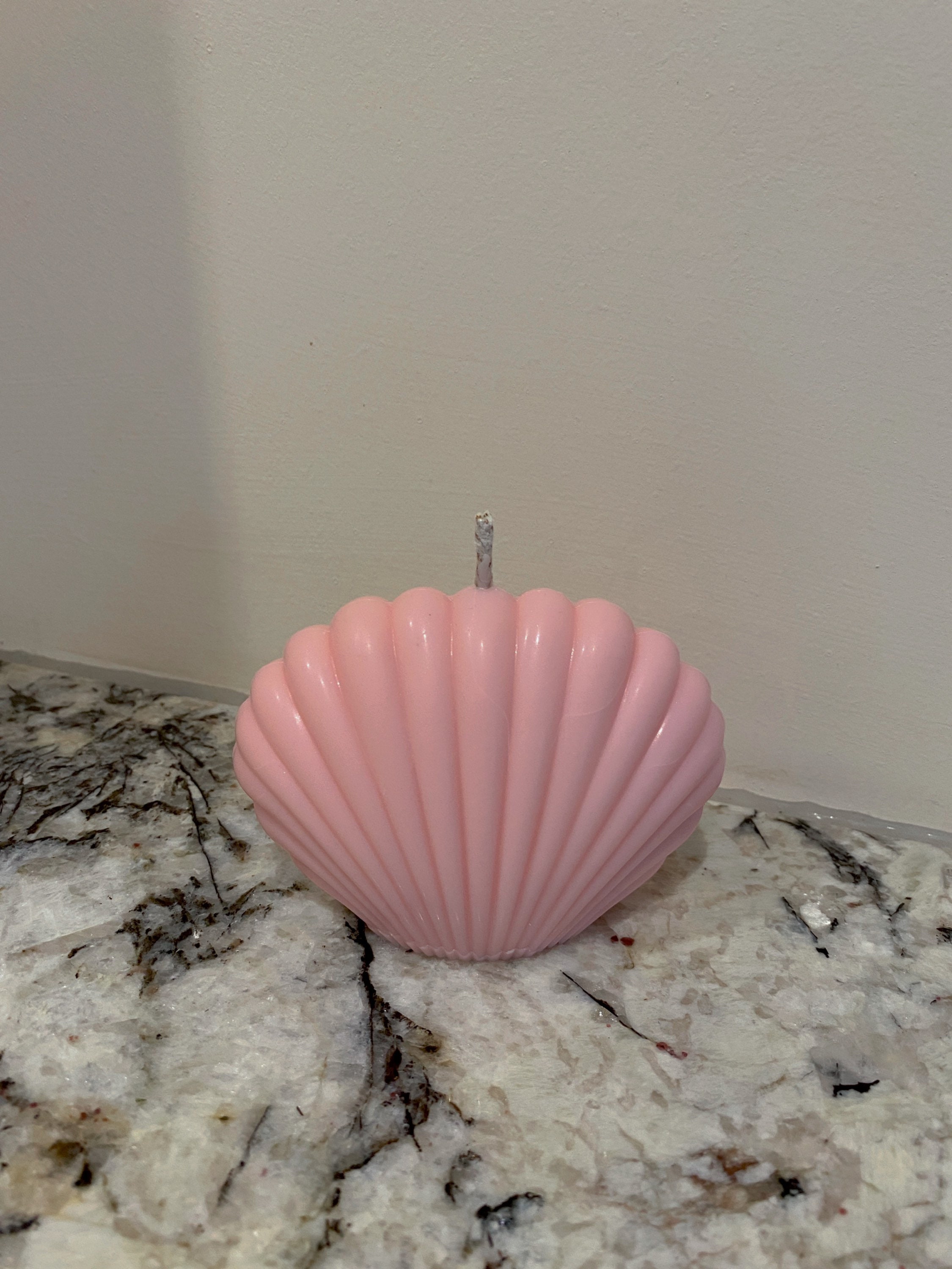 Sea Shell Candle Large , Handmade , Hand Poured, Vegan Friendly , Art