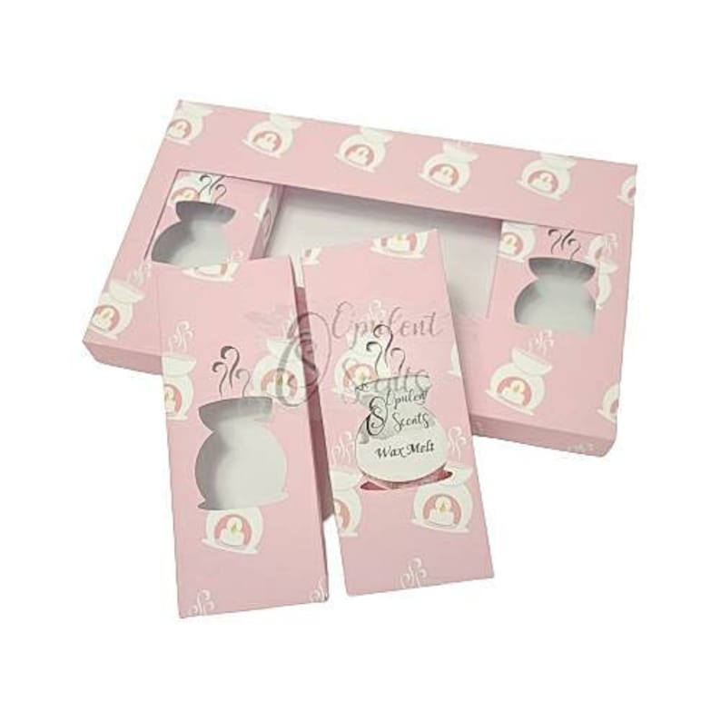 Wax Melt Snap Bar Boxes & Outer Gift Box With Printed Etsy