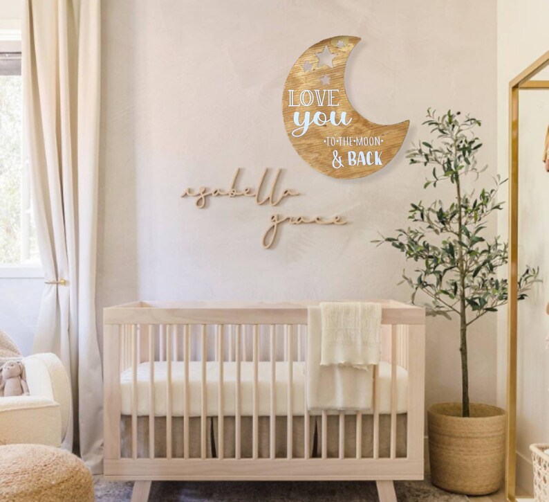 Nursery Decor Wood Decor Baby Room Decor Baby Shower Gift Etsy