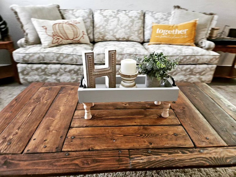 Farmhouse Table Trough Riser 4inch Leg Trough Centerpiece Etsy