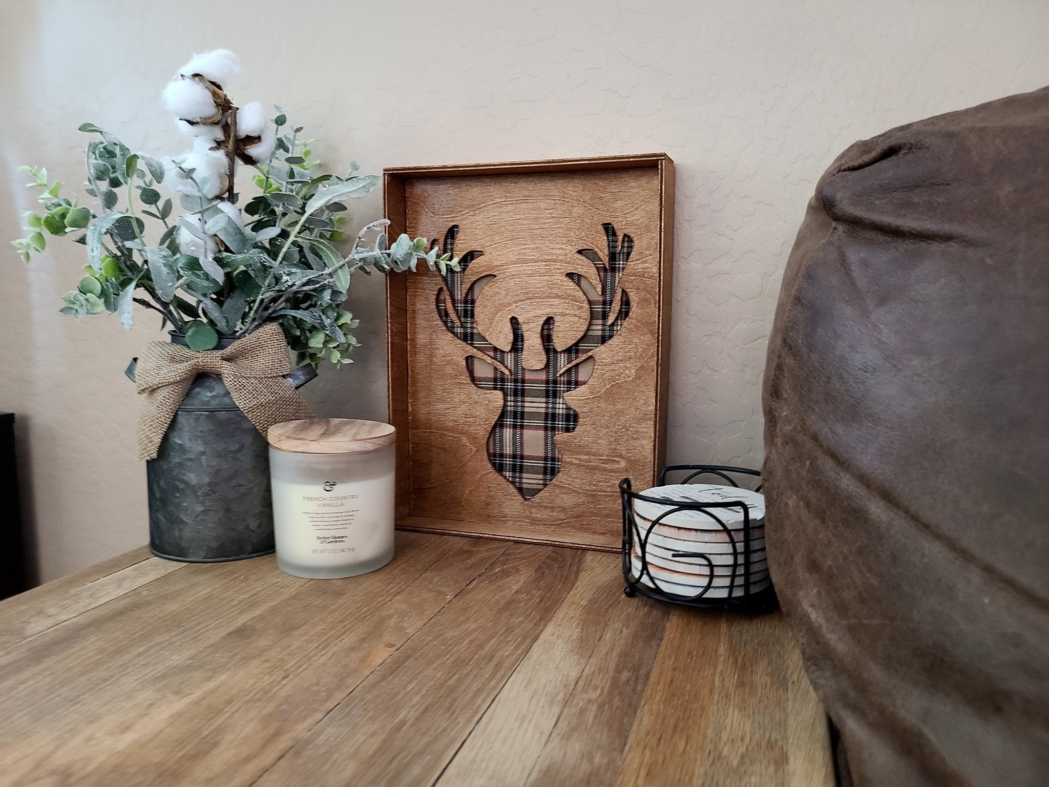 Cabeza de ciervo Decoración de pared de madera Decoración | Etsy