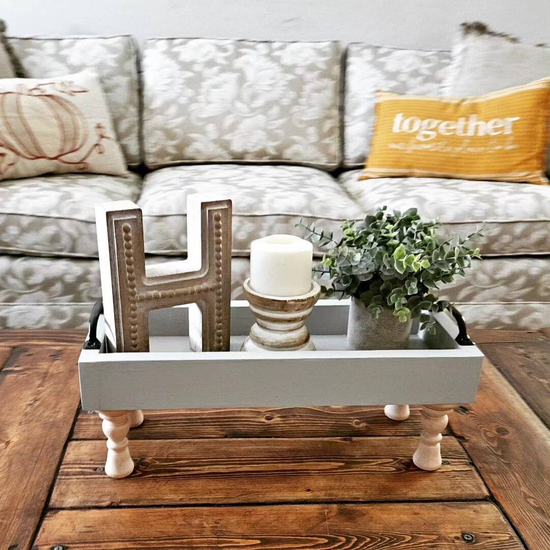 Farmhouse Table Trough Riser, 4inch Leg Trough Centerpiece, Wedding