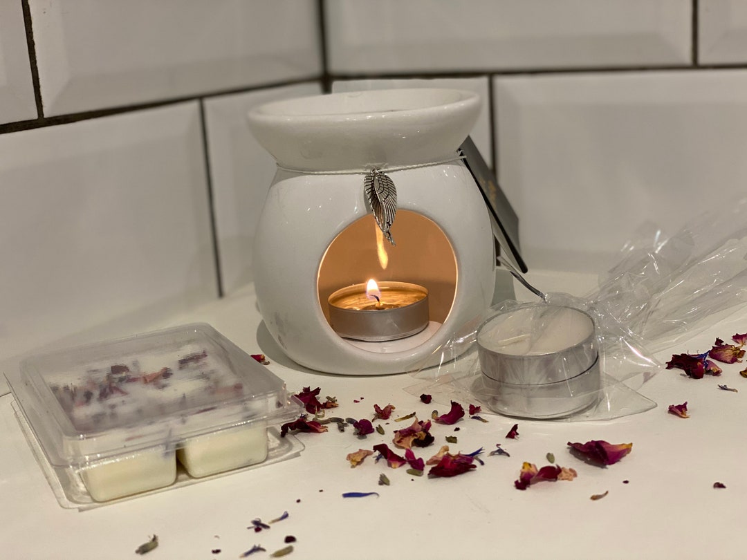 Soy Wax Melts Kit With Oil Burner Soy Melt Bars and 2 Tea Etsy