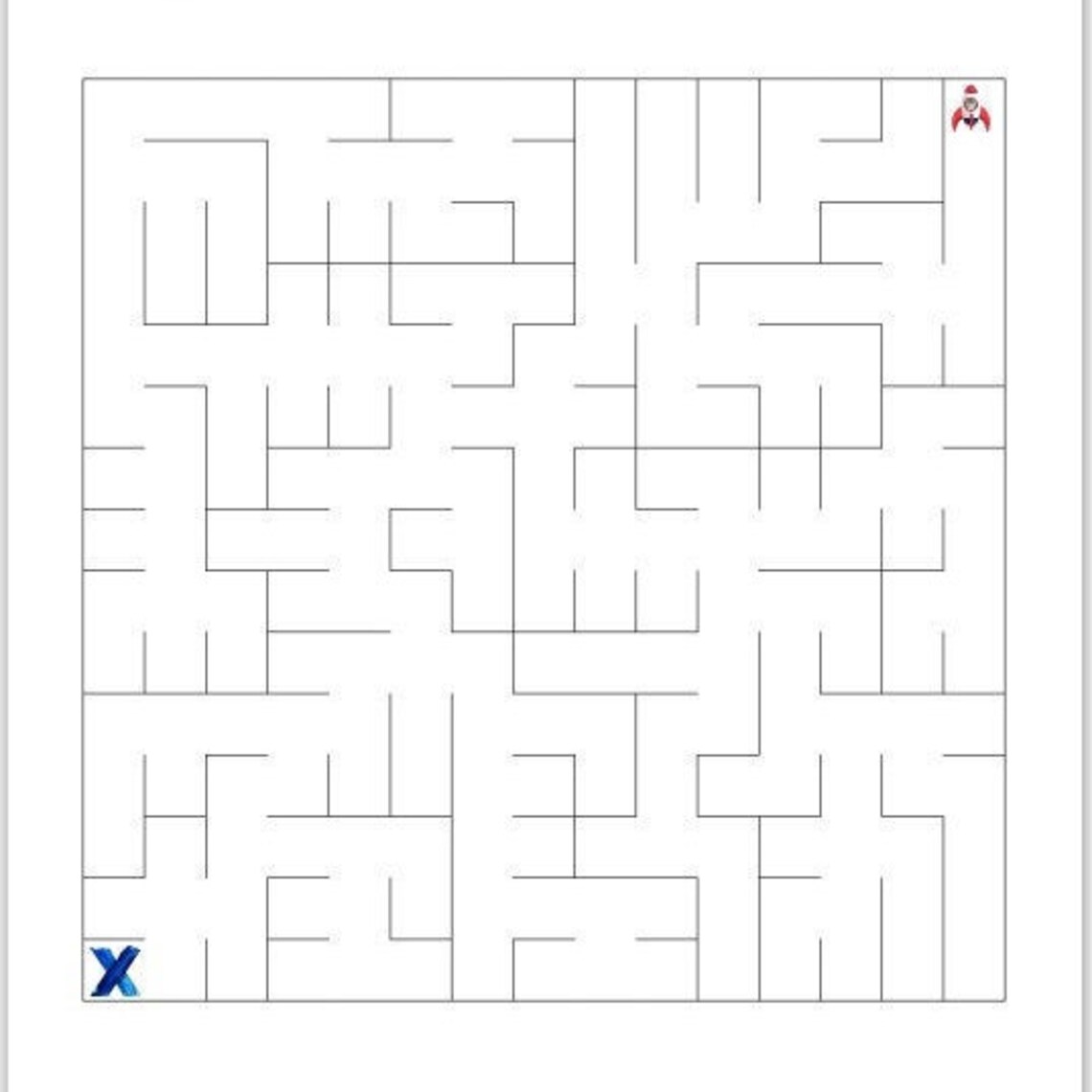 Maze Set 1 D2 A Set Of Four Mazes For Kids To Enjoy Etsy