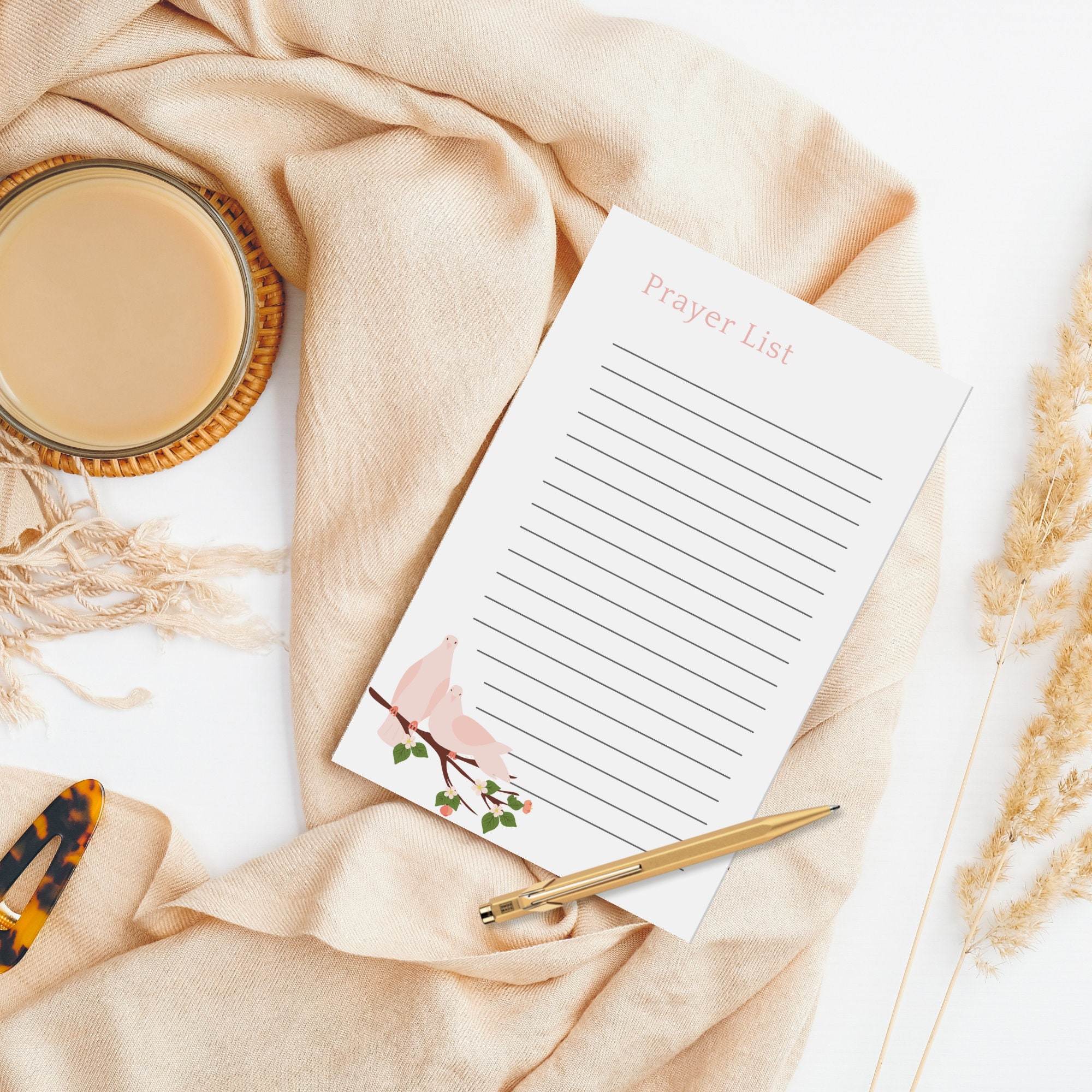 Daily Prayer Journal Printable Template Printable Prayer List Christian ...