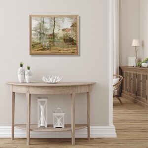 Fall Landscape Vintage Art Oil Painting Printable | Scenic Halloween Country Print | Rustic Landscape Painting Wall Art Instant Download image 7