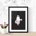 Ghost Art Printable Bundle of 10 Halloween Gallery Wall Set Minimalist ...