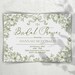 Personalized Bridal Shower Printable Set Greenery Bride Party Templates ...
