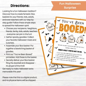 You've Been Booed Printable Halloween Printable Halloween Trick or ...