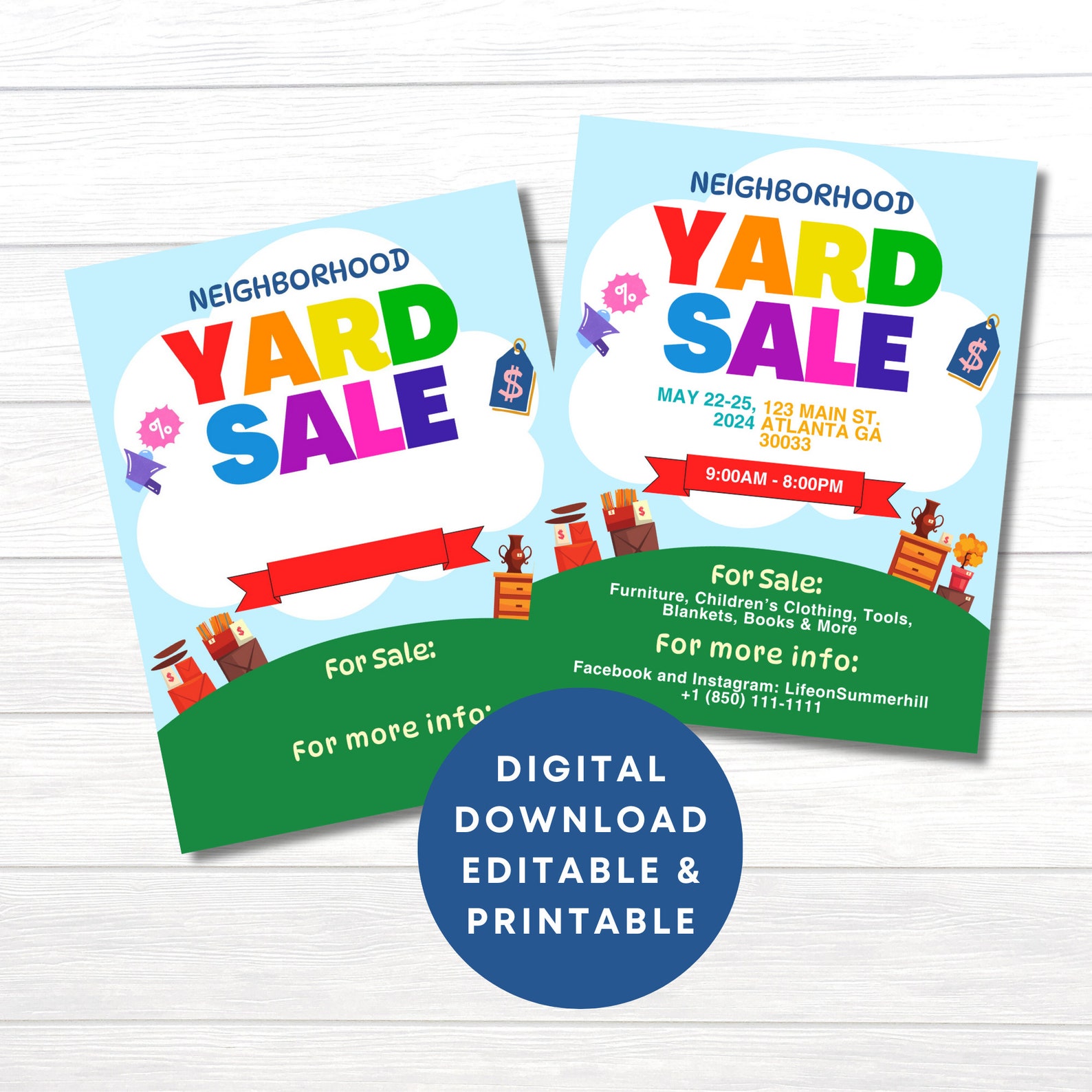 Ravenfield Neighborhood Garage Sale 2025 Schedule 