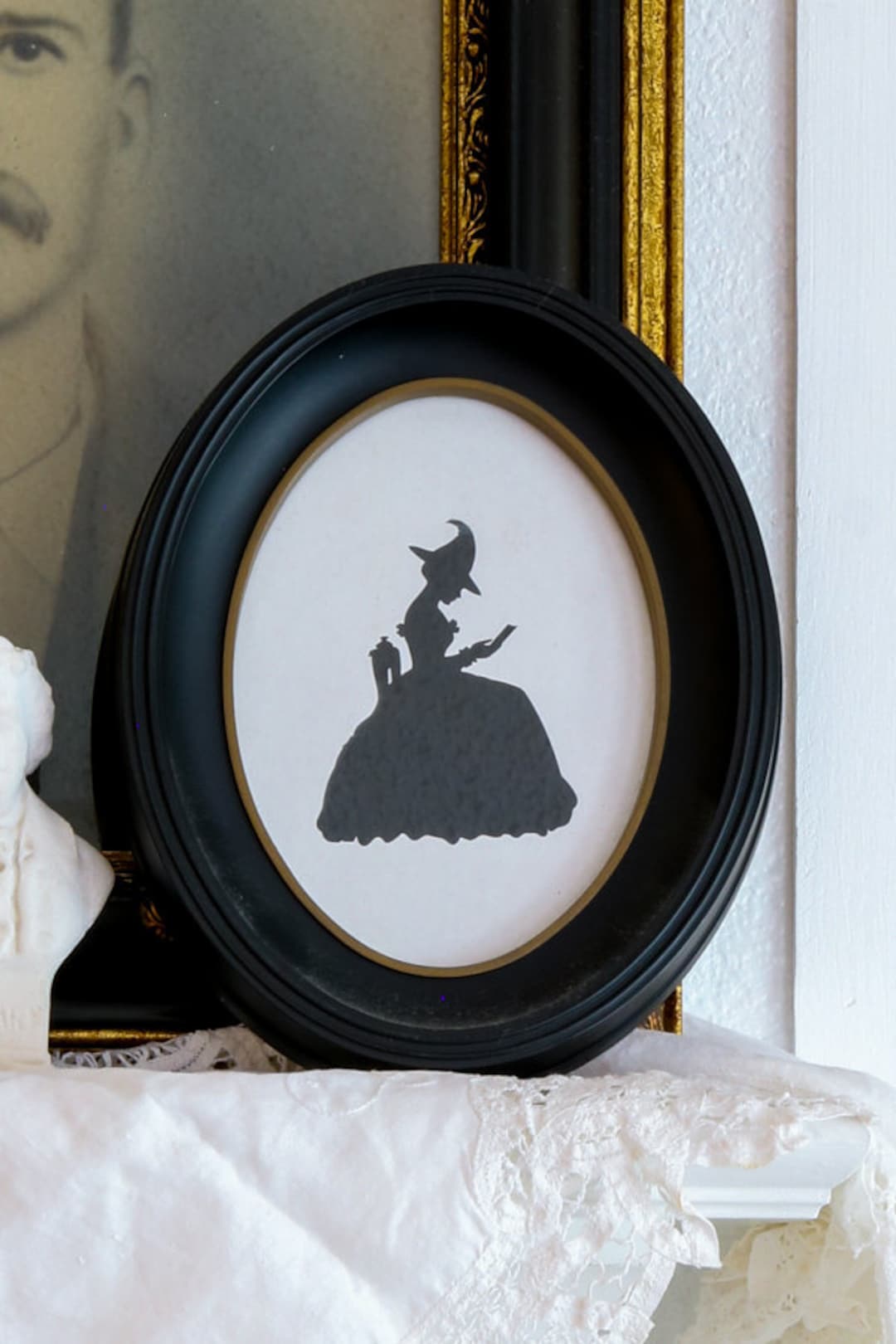 Victorian Halloween Decor Halloween Vintage Victorian Silhouettes Art