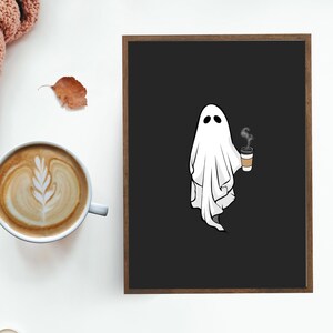 Ghost Art Printable Bundle of 10 | Halloween Gallery Wall Set ...