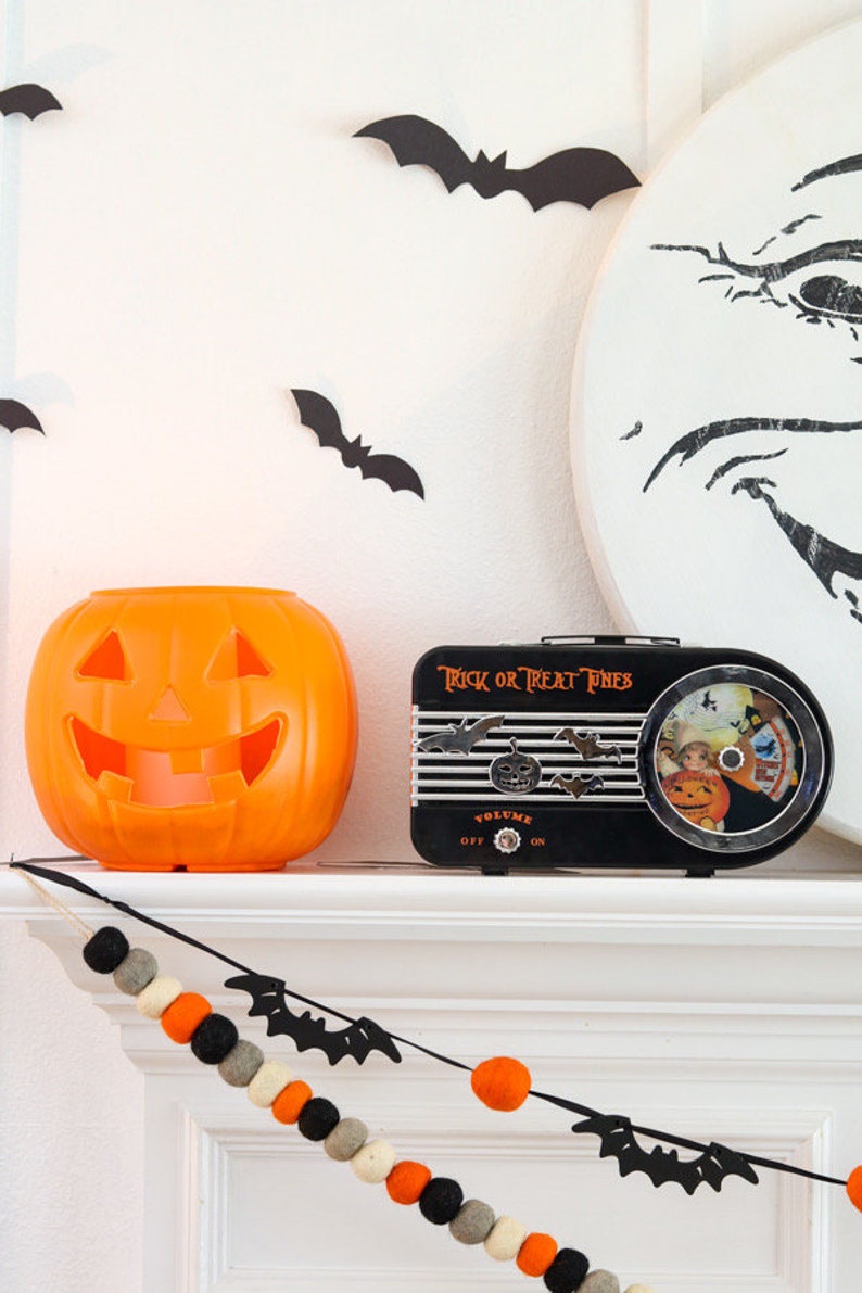 Bat Cutouts Printable Decor Paper Bats Wall Hangings Halloween DIY Bats