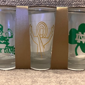 Notre Dame Shot Glasses