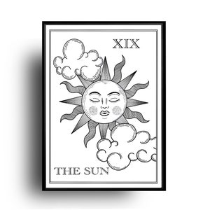 THE SUN | Tarot Card | Art Print