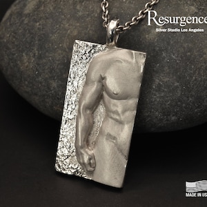 Men&#39;s David&#39;s Hand Pendant Necklace