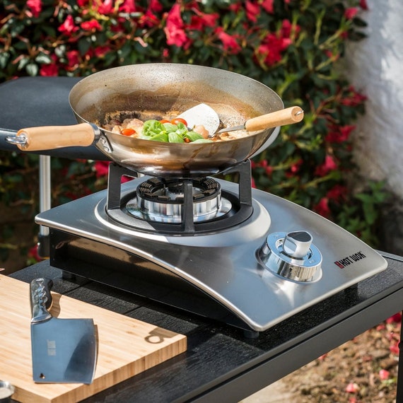 Hot Wok Silverline 45KW Gas Burner Cooker BBQ Etsy UK