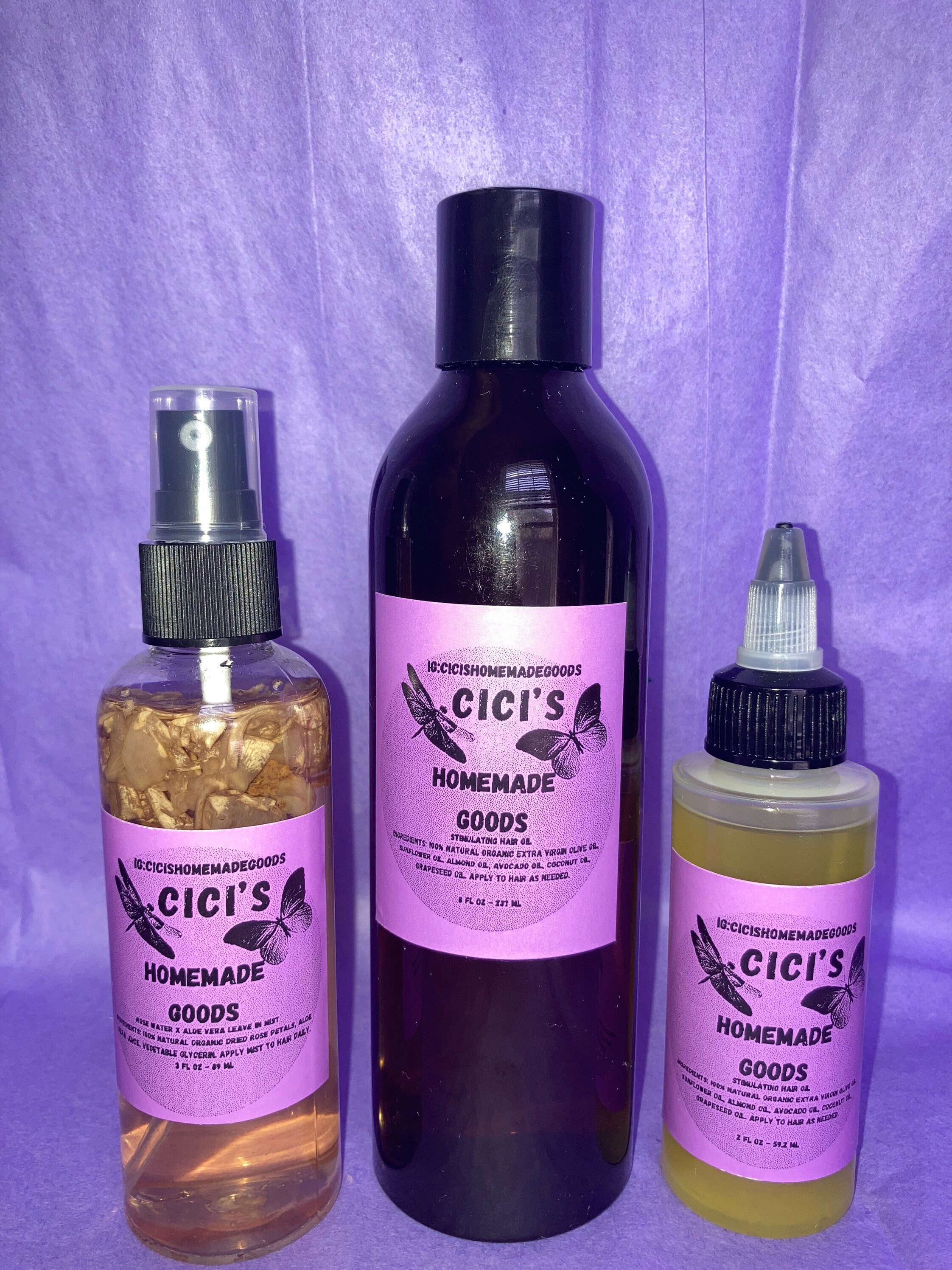 3 oz Aloe Vera x Rose Water Hydrating hair mist Etsy