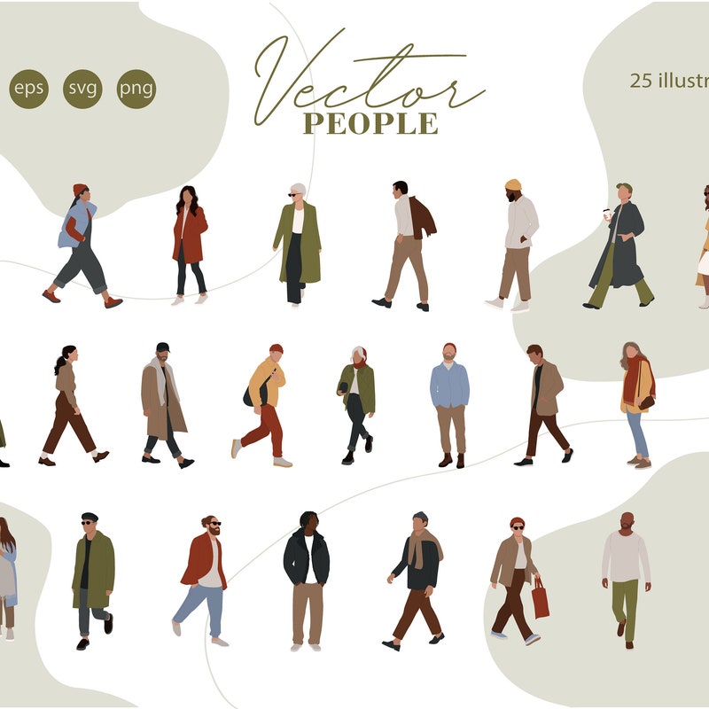 Vector People - Etsy