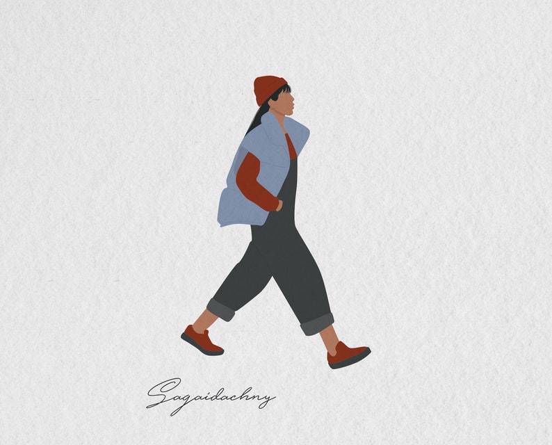 Flat Vector People Illustration People Clipart 25 Illustration - Etsy