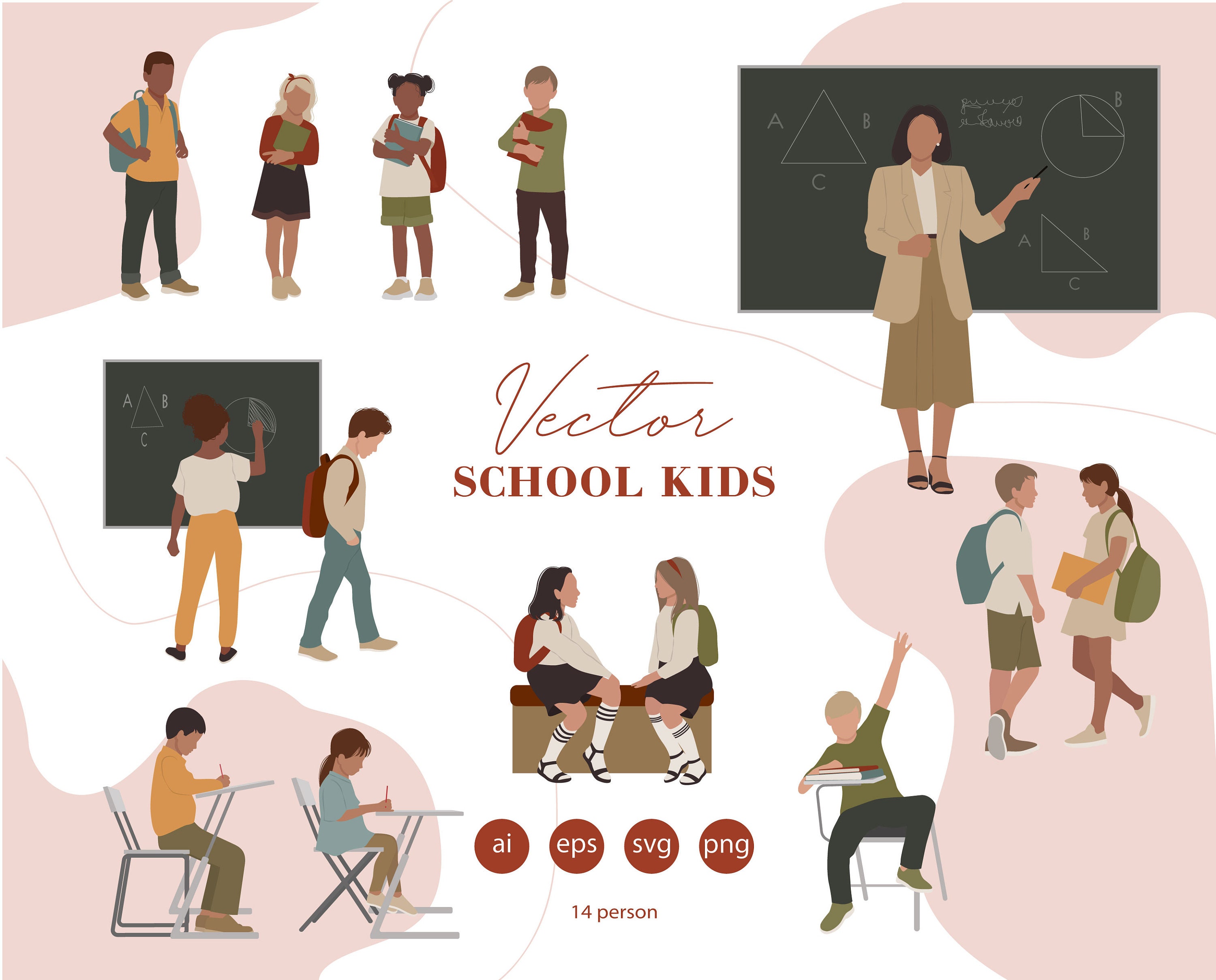 Premium Vector  School's out stories of children and families