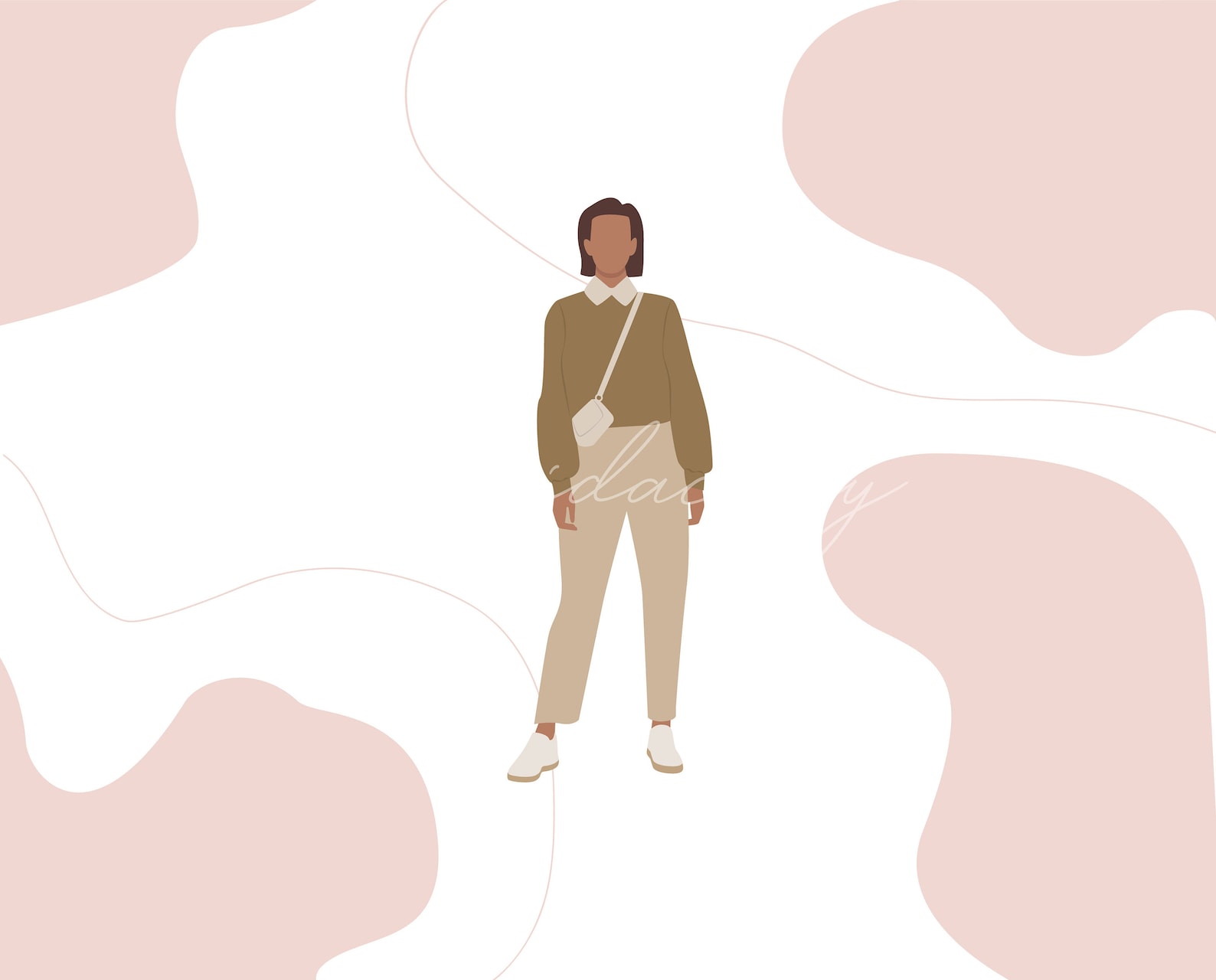 Flat Vector People Illustration People Clipart 21 Illustration 24