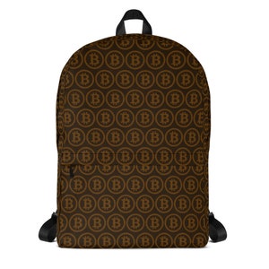 Bitcoin Backpack: Crypto Millionaire Style, Water-Resistant