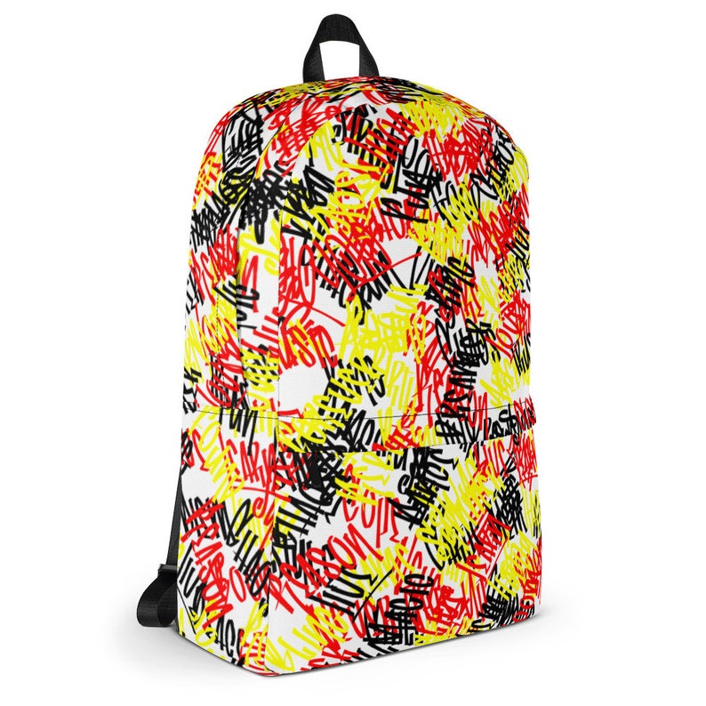 Graffiti Backpack / Street Style Backpack / Graffiti Bag / Urban