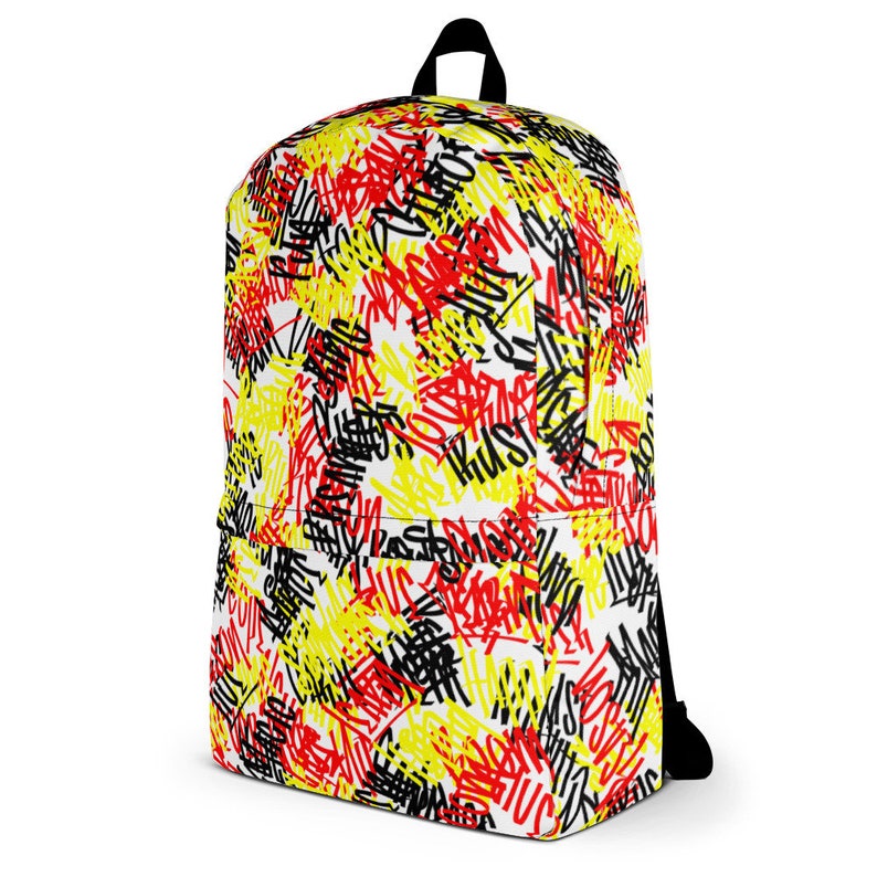Graffiti Backpack / Street Style Backpack / Graffiti Bag / Urban