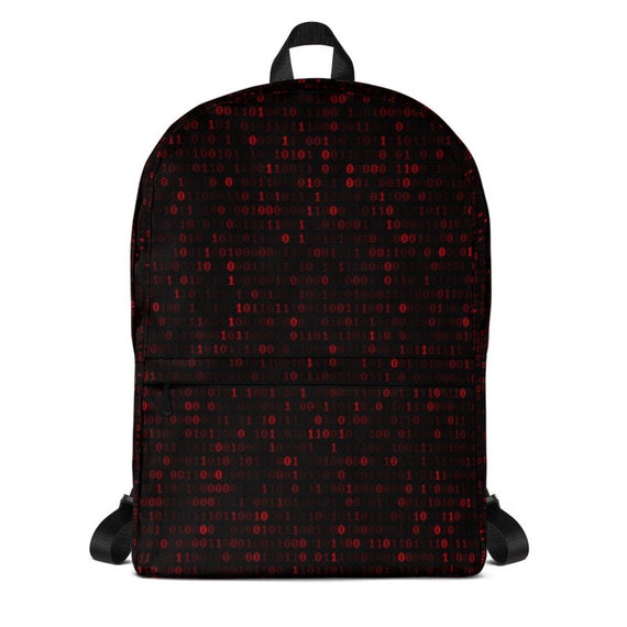Hacker Backpack Binary Backpack Coding Backpack Coder Gift Binary Code Backpack Programmer Backpack Etsy UK