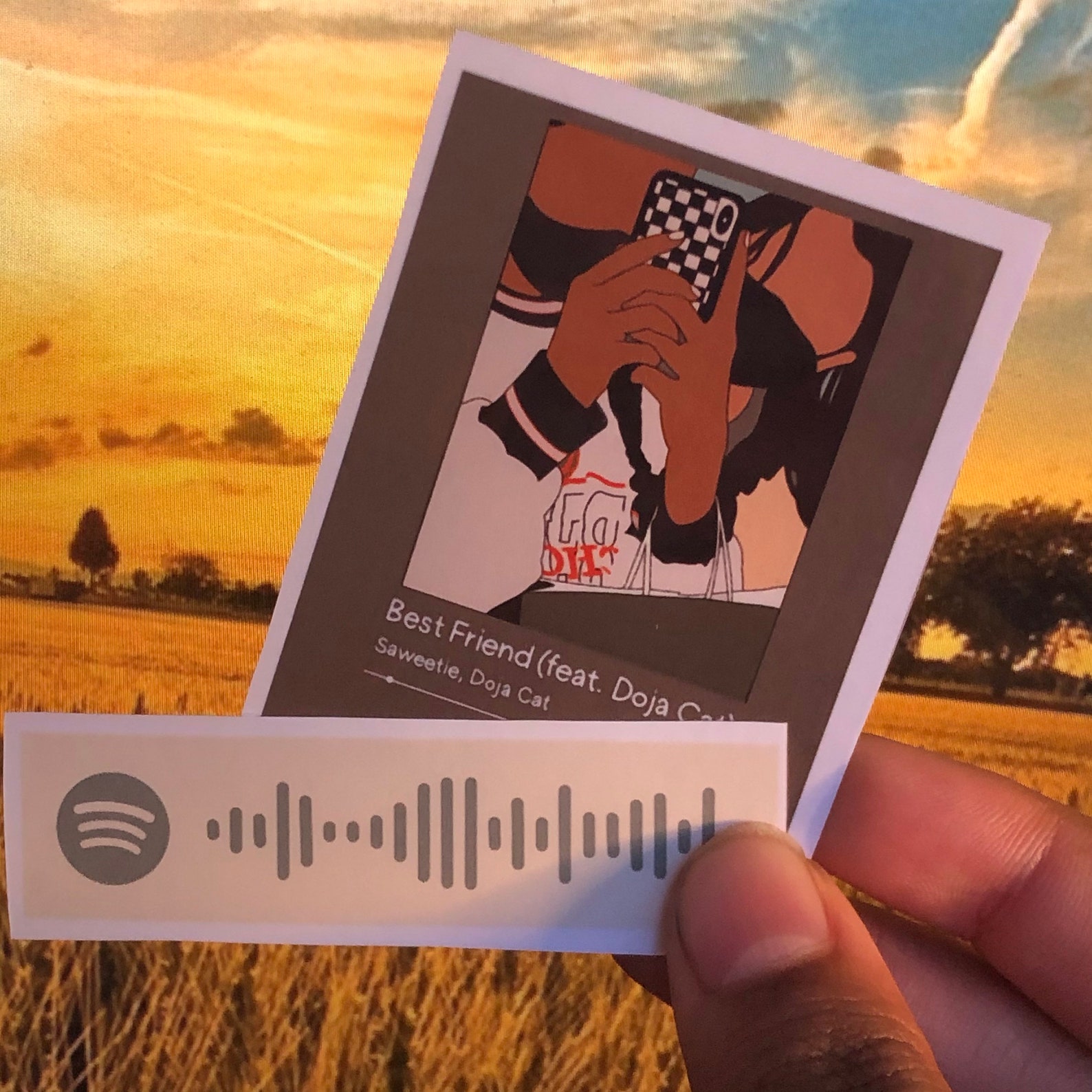 Custom Photo Spotify Picture With Song Scanner Personalized - Etsy