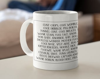 Taza - Grosfemia / Groseras malas palabras / Vulgar Ofensiva Inapropiada / Taza de bromas / Regalo de novedad divertida / Humor adulto / Inapropiado