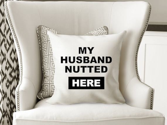 Funny Cushion Cover Profanity Cushion Rude Pillow Gift for Her