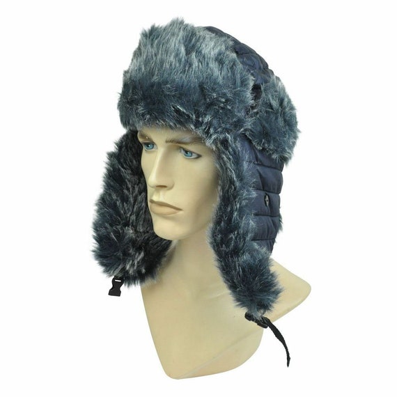 Faux Fur Bomber Ski Winter Hat Cap 