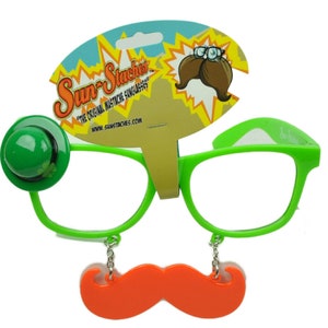 Sun Staches Green St Patricks Day Saint Pattys Lucky Irish Mustache Glasses