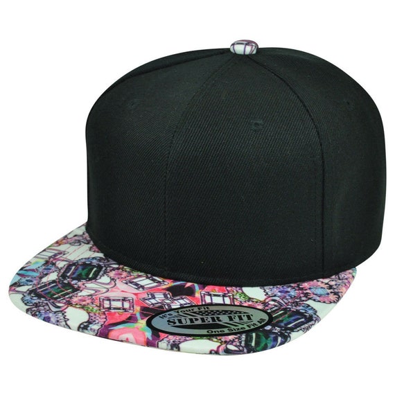 Design Flat Bill Snapback Hat Cap 