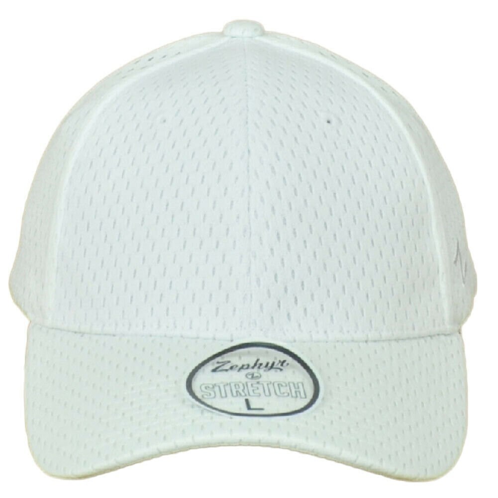 Zephyr White Fitted Stretch Large 