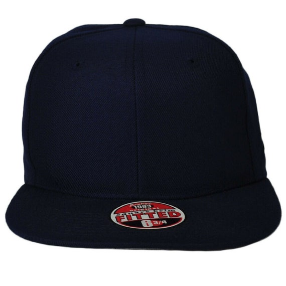 Zephyr Navy Blue Fitted 6 3/4 